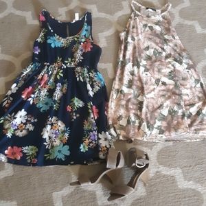 Bundle of dresses an shoes